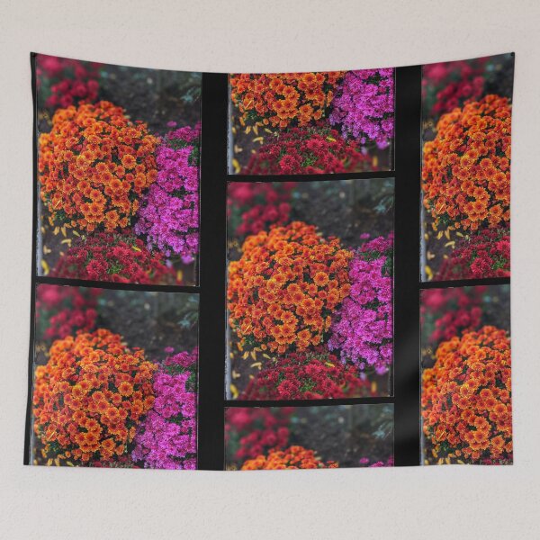 Item preview, Brightly Colored Mum Flowers Photography Design designed and sold by EarthArtDesigns.