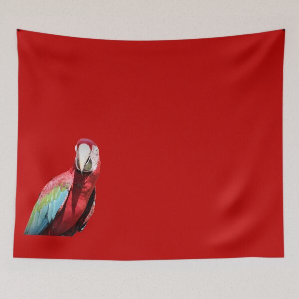 Item preview, red parrot backgroundless photograph designed and sold by JukeBoxPixelArt.