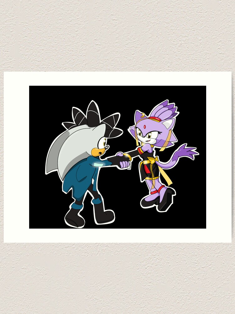 Sonic Shadow Silver the Hedgehog Halloween Fan Art 