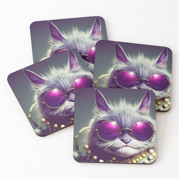 Item preview, Cool Cat (Purple Filter) designed and sold by OccultDreams.