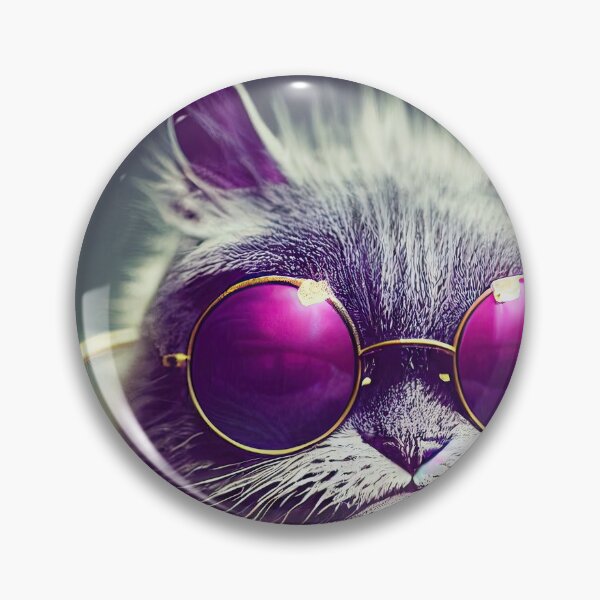 Item preview, Cool Cat (Purple Filter) designed and sold by OccultDreams.