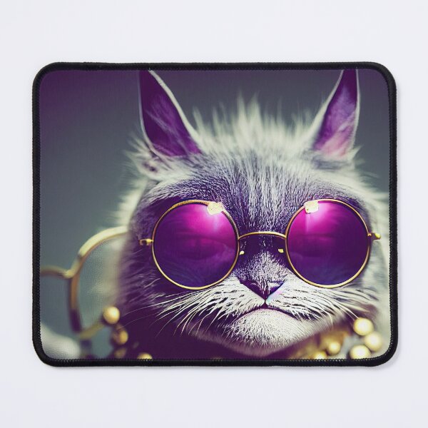 Item preview, Cool Cat (Purple Filter) designed and sold by OccultDreams.
