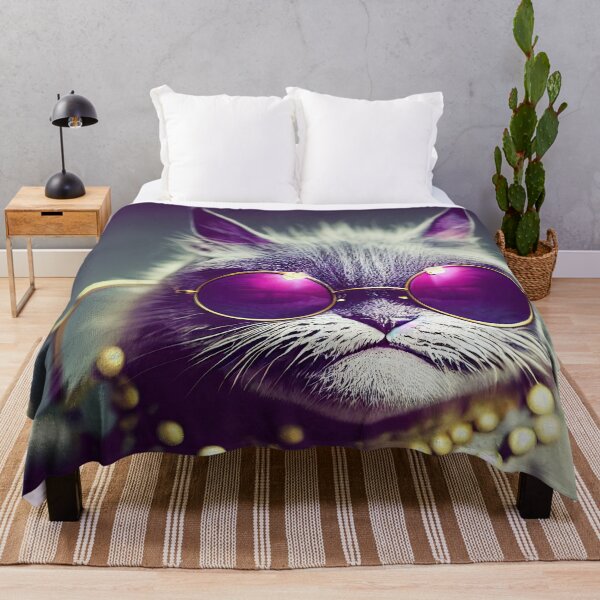 Item preview, Cool Cat (Purple Filter) designed and sold by OccultDreams.