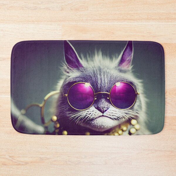 Item preview, Cool Cat (Purple Filter) designed and sold by OccultDreams.