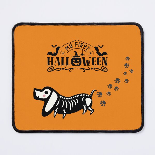 Item preview, My First Halloween Cute Dachshund designed and sold by Ksaavet.