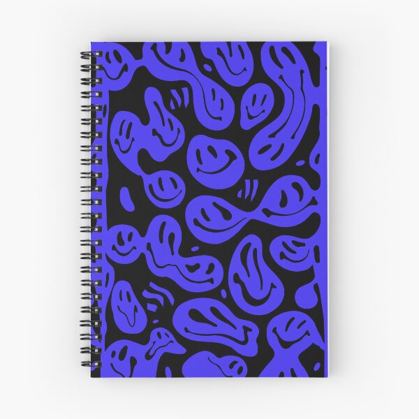 Item preview, Black N Blue Melted Happiness designed and sold by STUDIO MORE Los Angeles.