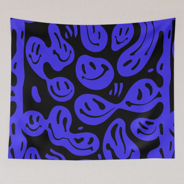 Item preview, Black N Blue Melted Happiness designed and sold by STUDIO MORE Los Angeles.