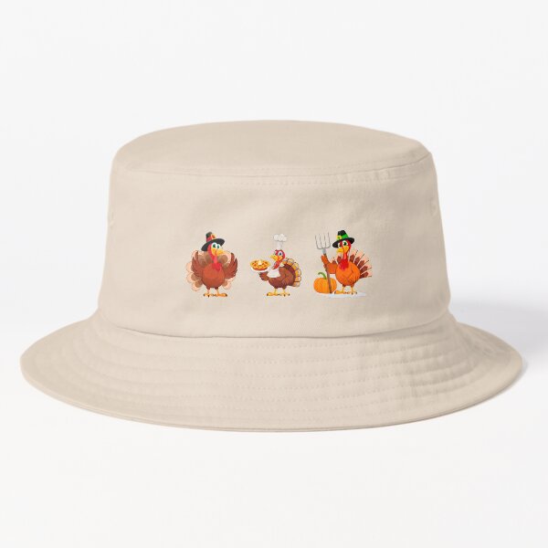 Item preview, Fun Thanksgiving Turkey Trio Design Pilgrims and Chef designed and sold by SpEnMa-Holidays.