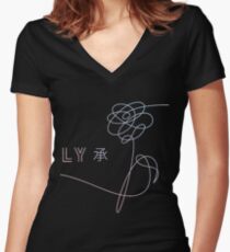 BTS Love Yourself Women's Fitted V-Neck T-Shirt
