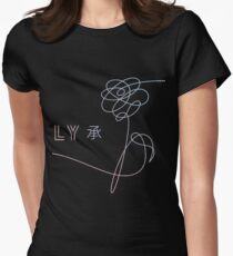 BTS Liebe dich selbst Tailliertes T-Shirt für Frauen