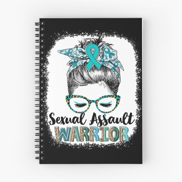 Item preview, Messy Bun Leopard Sexual Assault Warrior designed and sold by rechardtee.