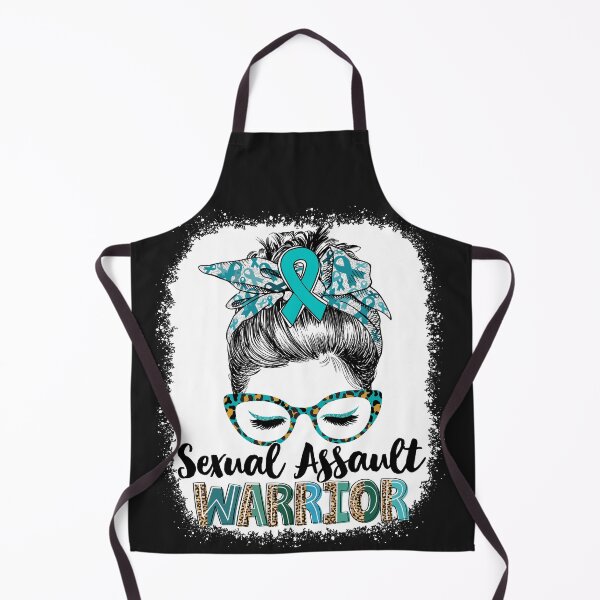Item preview, Messy Bun Leopard Sexual Assault Warrior designed and sold by rechardtee.