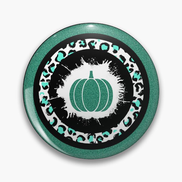 Item preview, Glitter Pumpkin Leopard Rings (Teal) designed and sold by SimplyMe-Plus.