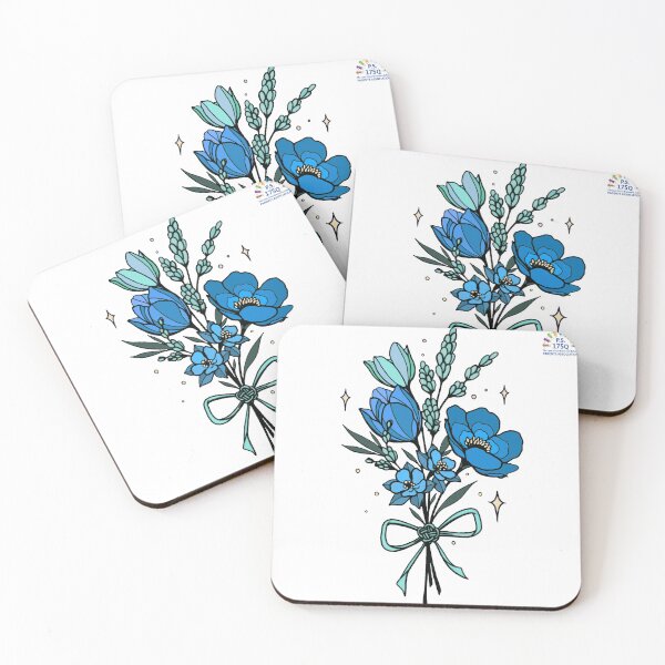 Item preview, Countryside Flower Bouquet in Blue designed and sold by PAofPS175Q.