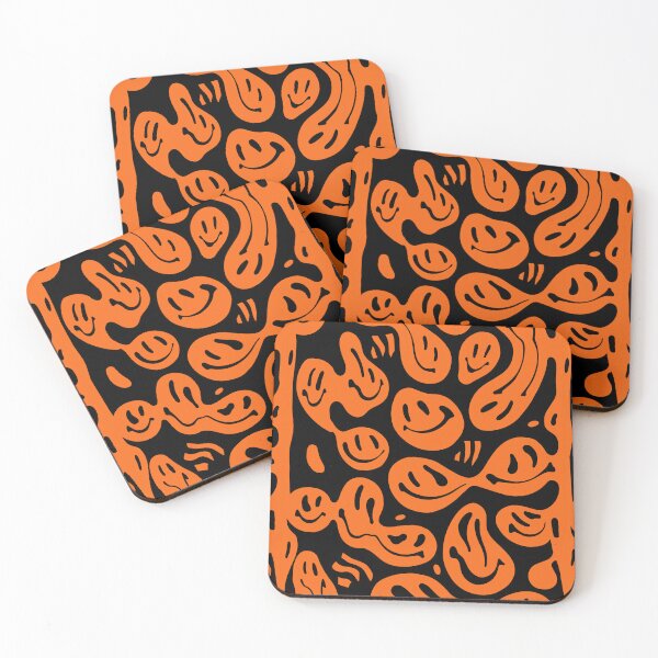 Item preview, Black N Orange Melted Happiness designed and sold by STUDIO MORE Los Angeles.