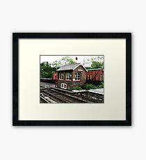 Signal Box at Goathland Framed Print
