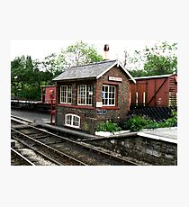Signal Box at Goathland Photographic Print