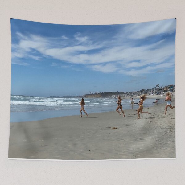 Item preview, Beach Girls on Del Mar Beach California by Mark Ewing designed and sold by LifeSpice.