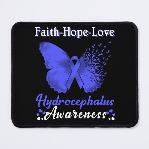 Item preview, Faith Hope Love Butterfly Hydrocephalus Awareness designed and sold by Gillosina.