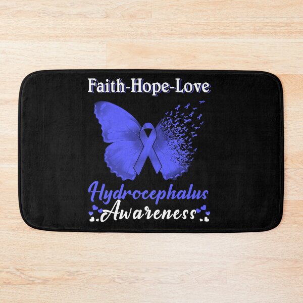 Item preview, Faith Hope Love Butterfly Hydrocephalus Awareness designed and sold by Gillosina.