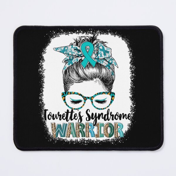 Item preview, Messy Bun Leopard Tourette's Syndrome Warrior designed and sold by rechardtee.