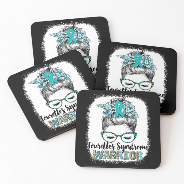 Item preview, Messy Bun Leopard Tourette's Syndrome Warrior designed and sold by rechardtee.