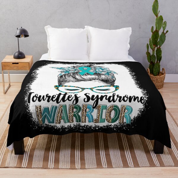 Item preview, Messy Bun Leopard Tourette's Syndrome Warrior designed and sold by rechardtee.