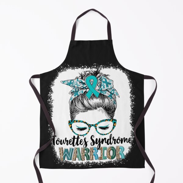 Item preview, Messy Bun Leopard Tourette's Syndrome Warrior designed and sold by rechardtee.