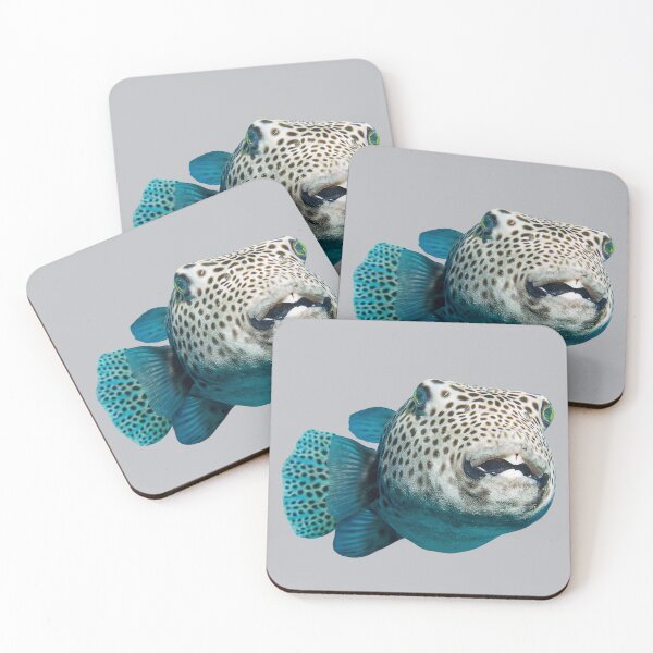 Item preview, Round Pufferfish designed and sold by RainbowSpinkle.