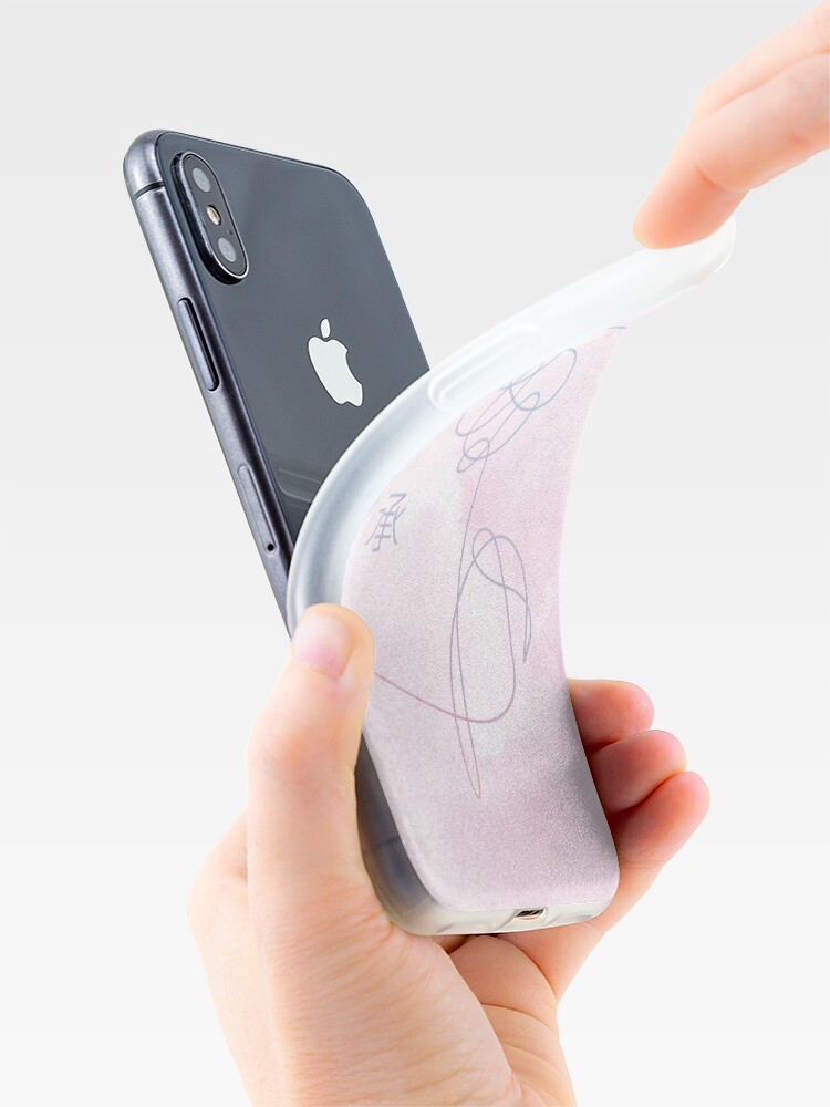 Alternative Ansicht von BTS Aquarell Liebe dich iPhone-Hülle & Cover