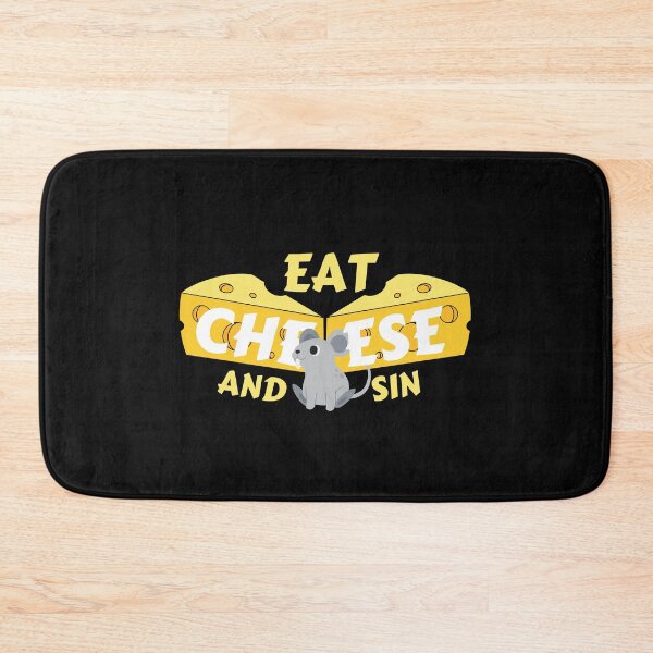 Item preview, Eat Cheese And Sin designed and sold by NikkosDesigns.