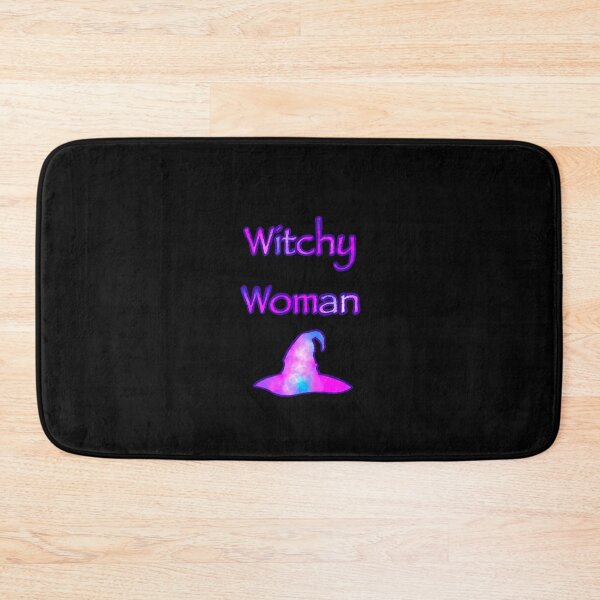 Item preview, Witchy Woman with Witch Hat Pink/Purple designed and sold by Suzalicious.