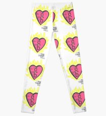 Ein Baum Hügel - brennendes Herz Leggings