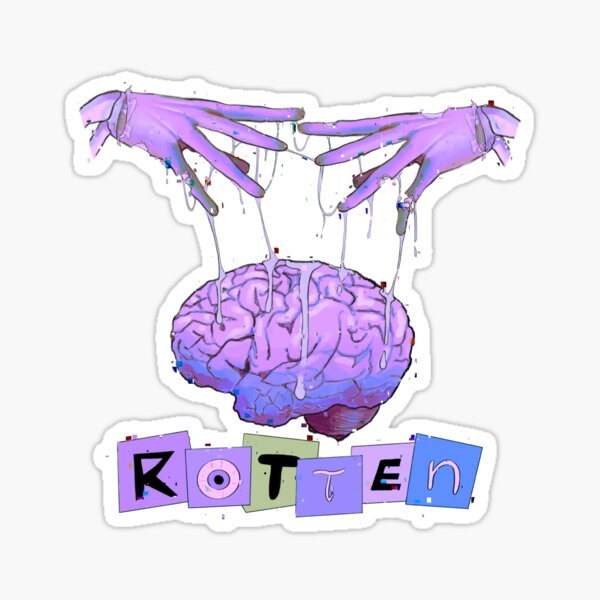 "Brain Rot (Purple Version)" Sticker For Sale By Lorets-Designs | Redbubble