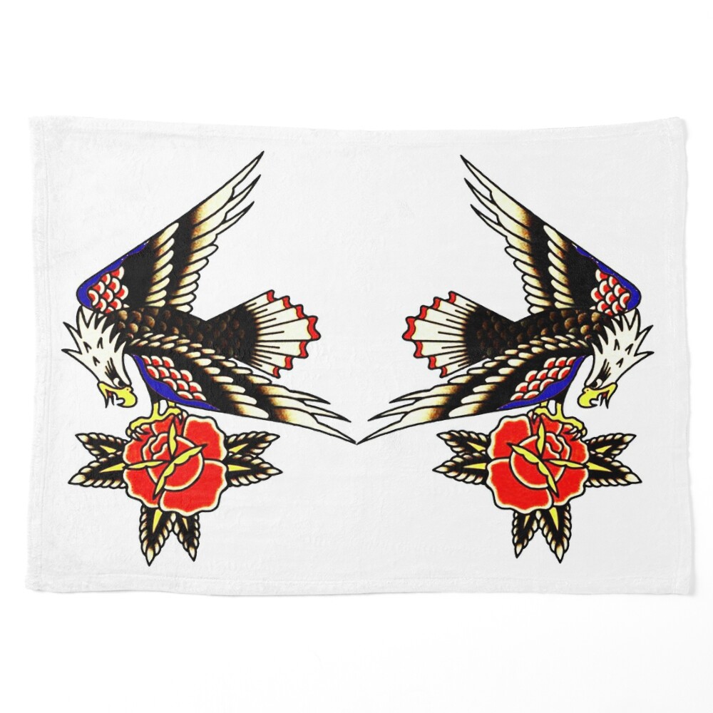 Tattoo Eagle Patch / American Traditional Tattoo Embroidered 