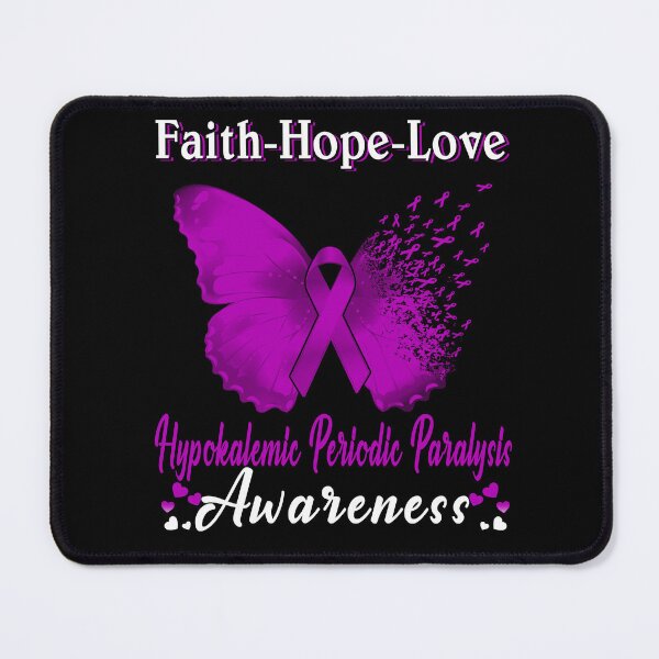 Item preview, Faith Hope Love Butterfly Hypokalemic Periodic Paralysis Awareness designed and sold by Gillosina.