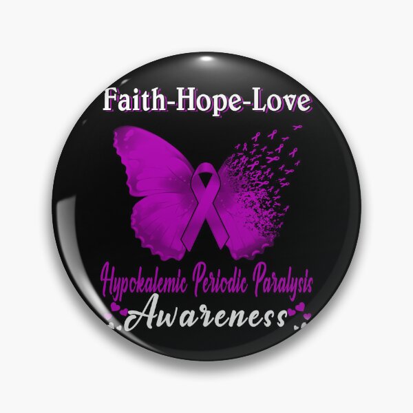 Item preview, Faith Hope Love Butterfly Hypokalemic Periodic Paralysis Awareness designed and sold by Gillosina.