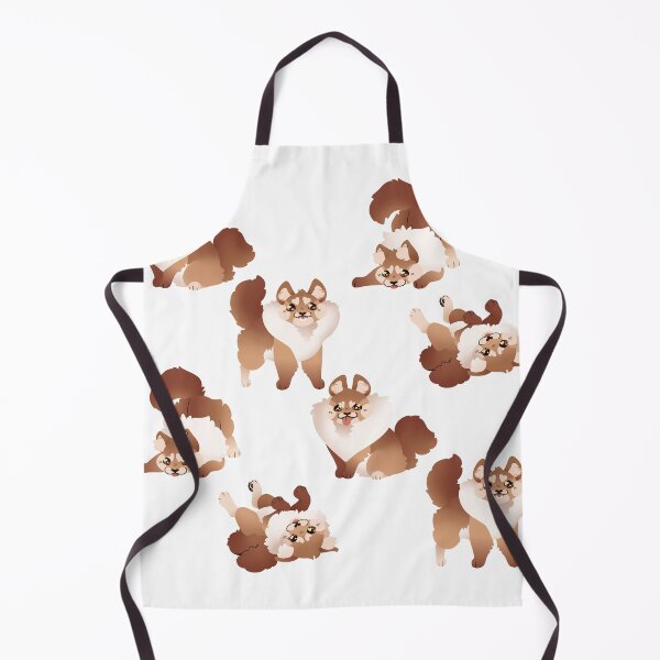 Item preview, Cute Lineless Pomeranian Pattern designed and sold by Runaway-Rosie.