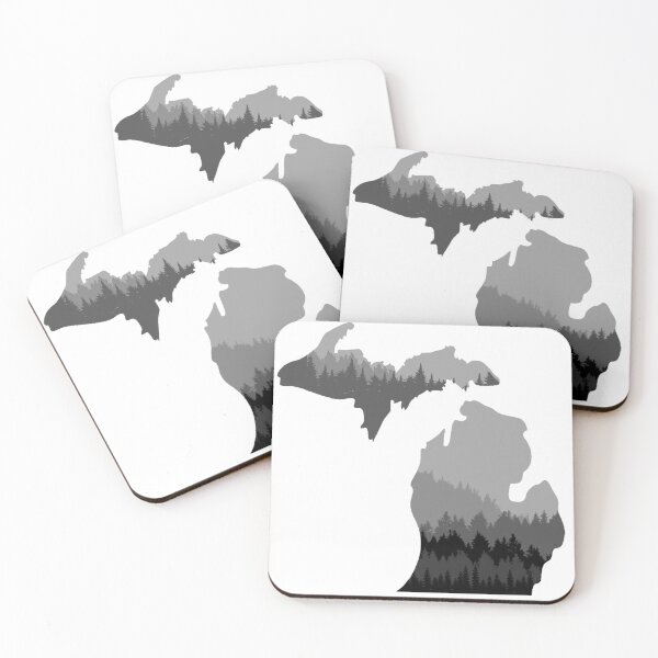 Item preview, Michigan Forest Mitten - Explore Michigan designed and sold by BlackGrain.