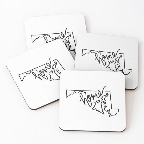 Item preview, Cute Maryland Home State Outline Sticker designed and sold by Sarah DaSilva.