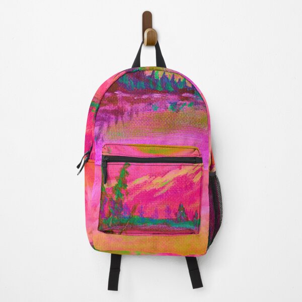 Item preview, Bright Mountain Sunrise Landscape Painting designed and sold by Aryxaba.