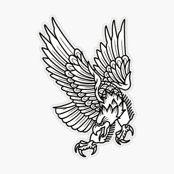 Pin by Lucas de Farias on Tattoos | Traditional tattoo stencils, Old school  tattoo designs, Traditional eagle tattoo