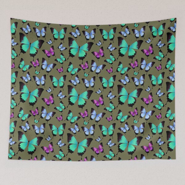 Aperçu de l'œuvre Motif Papillon Ulysse - C12 créée et vendue par Art-by-Geoff.