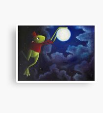 Ornamental Moon Canvas Print