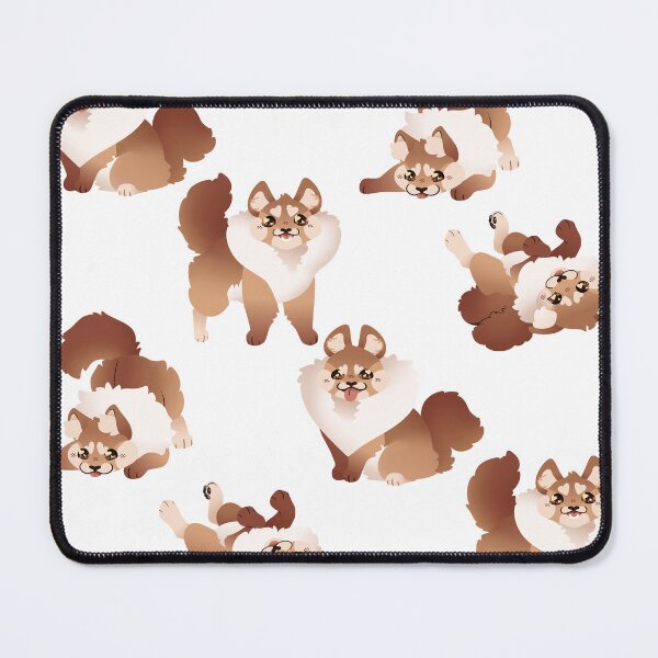 Item preview, Cute Lineless Pomeranian Pattern designed and sold by Runaway-Rosie.