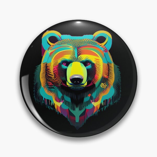 Item preview, Multicolor bear digital image designed and sold by Gala-life1.