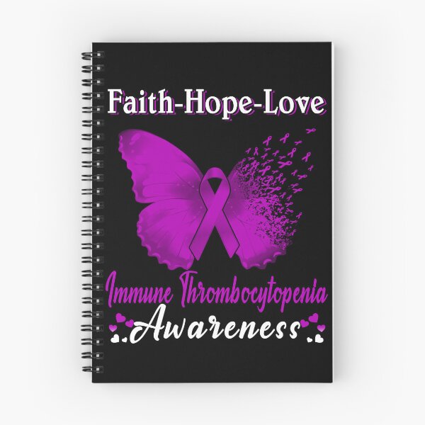 Item preview, Faith Hope Love Butterfly Immune Thrombocytopenia Awareness designed and sold by Gillosina.