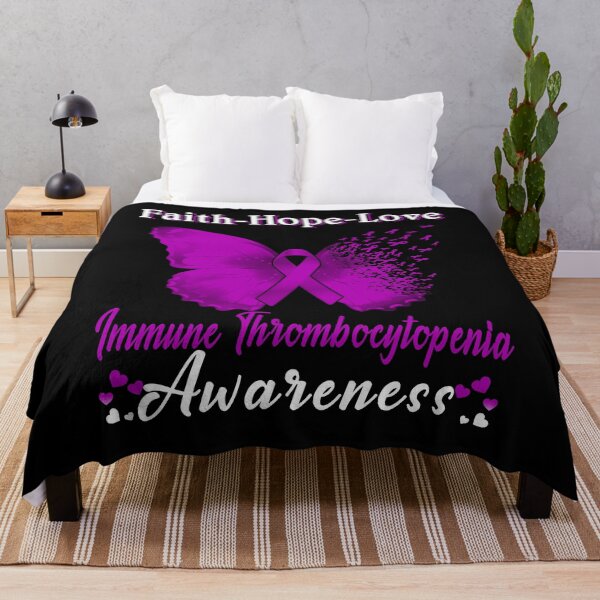 Item preview, Faith Hope Love Butterfly Immune Thrombocytopenia Awareness designed and sold by Gillosina.