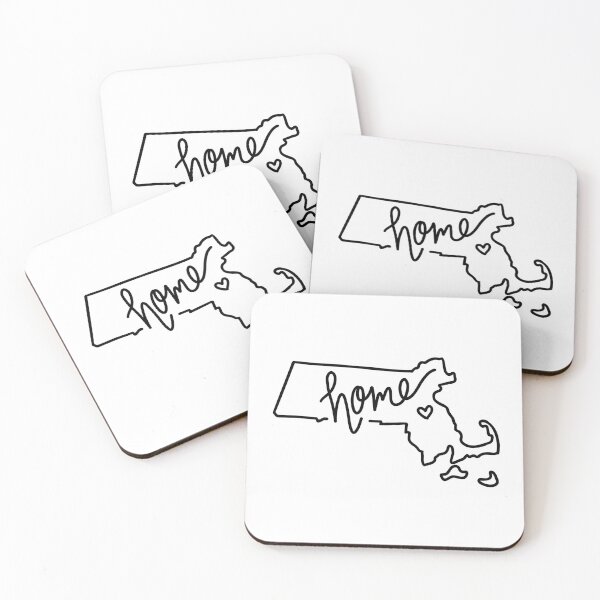 Item preview, Cute Massachusetts Home State Outline Sticker designed and sold by Sarah DaSilva.