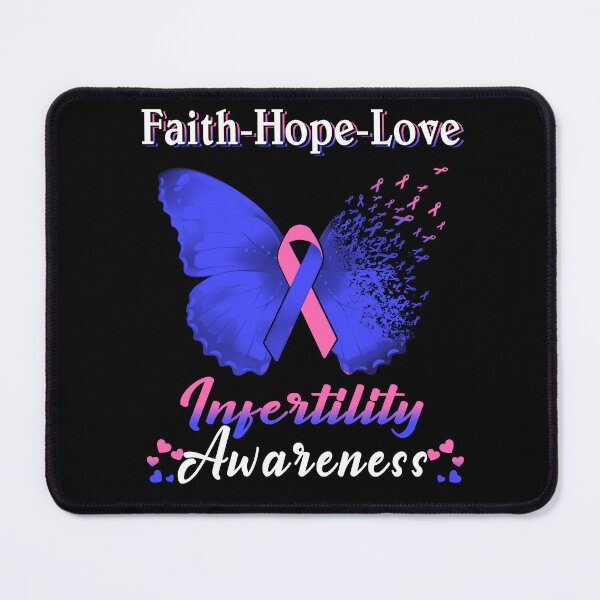 Item preview, Faith Hope Love Butterfly Infertility Awareness designed and sold by Gillosina.